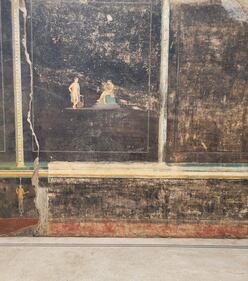 Pompei, scoperto un salone con raffigurazioni sulla guerra di Troia 6