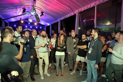 Il ministro Boschi al Pride Village di Padova 9