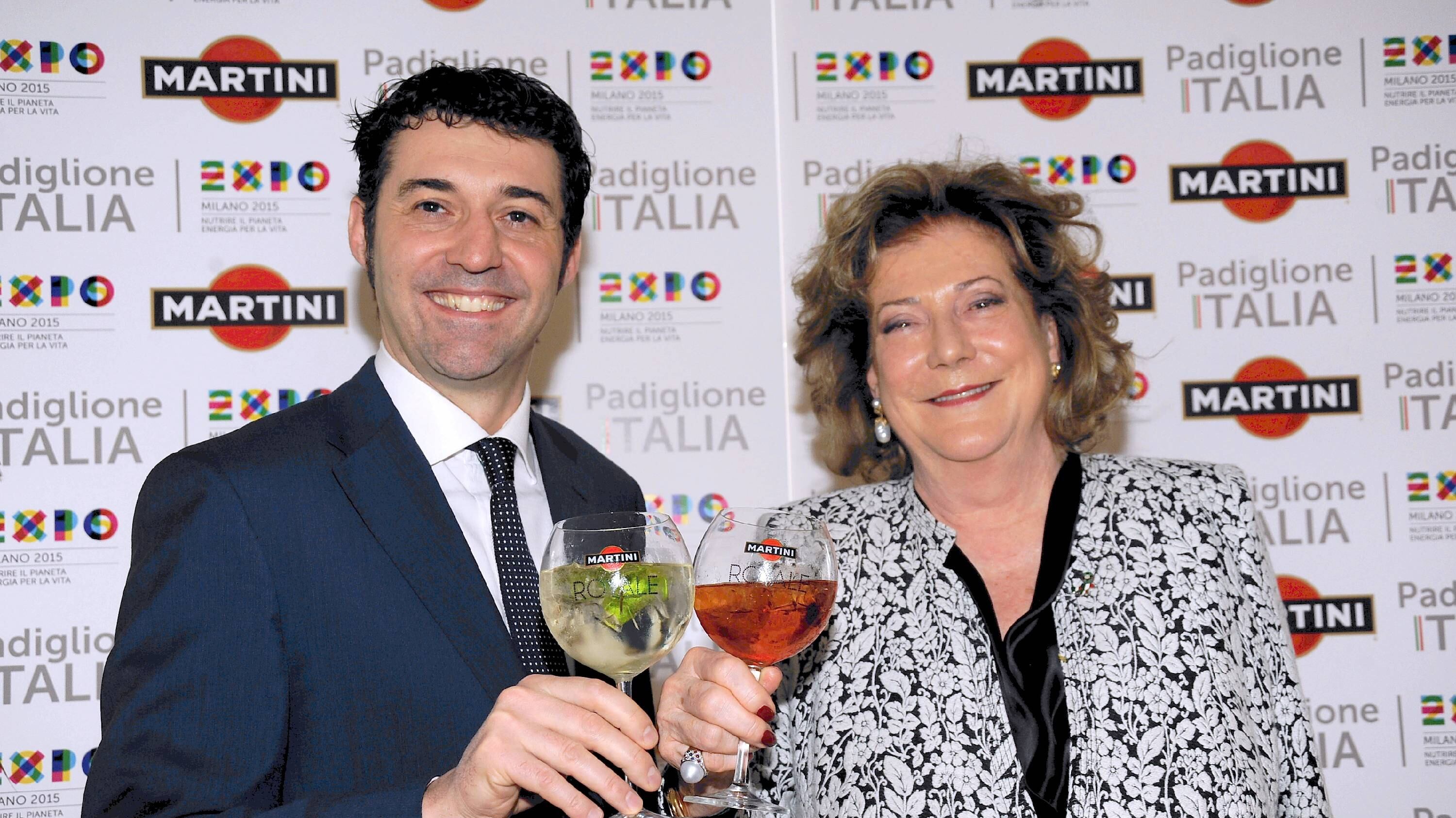Una terrazza Martini con vista su Expo