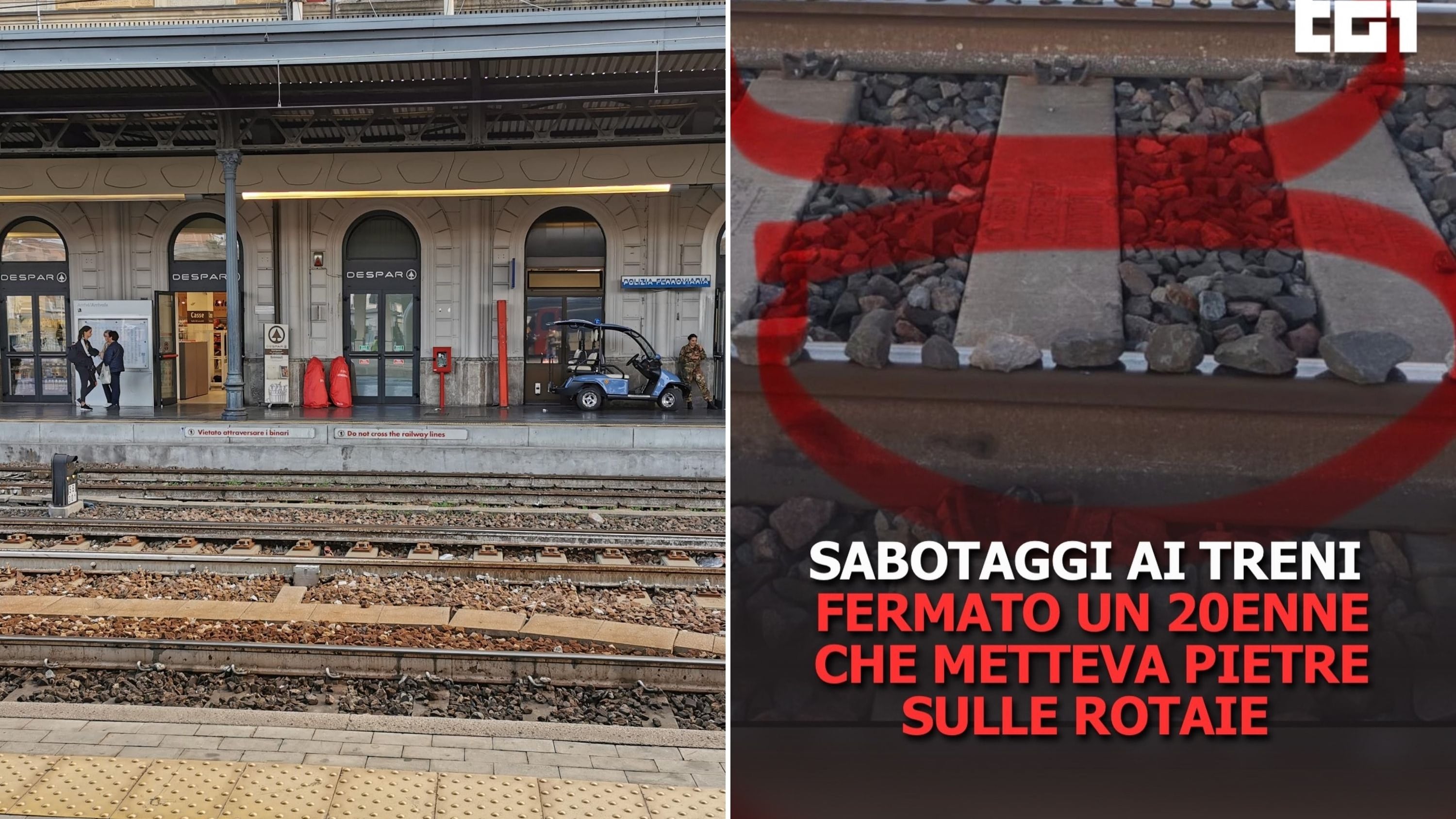 Pietre sui binari, così l'antagonista sabotava i treni. Ecco chi è