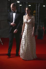 Il Principe William e Kate Middleton ai Bafta 2020, foto 10