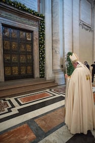 Giubileo, la cerimonia del Papa 7