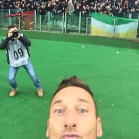 Il selfie di Totti 1