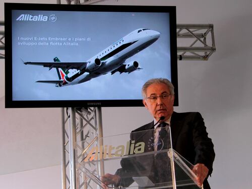 Alitalia in profondo rosso, via Ragnetti