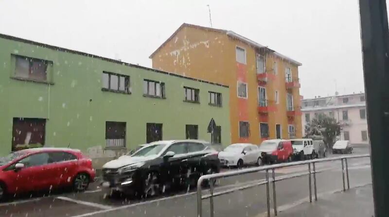Nevica a Milano 2