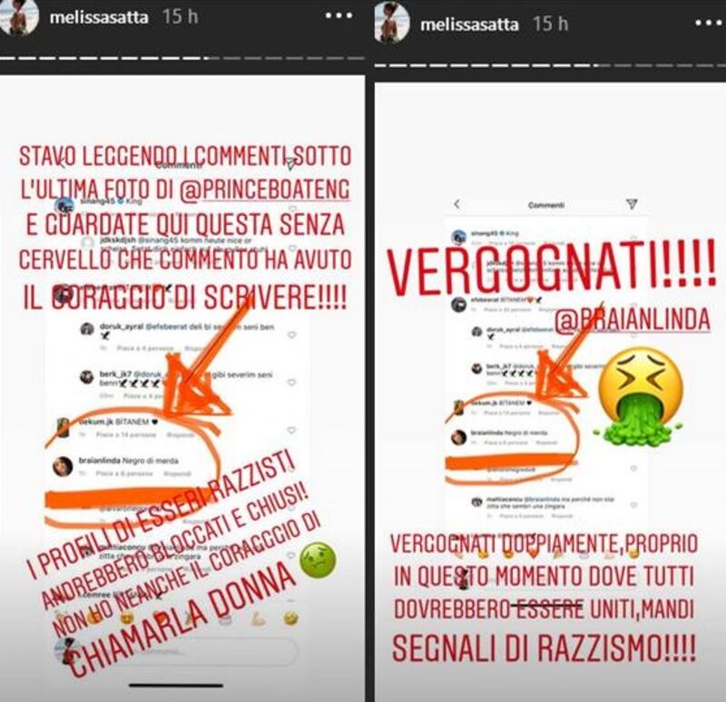 Melissa Satta contro hater