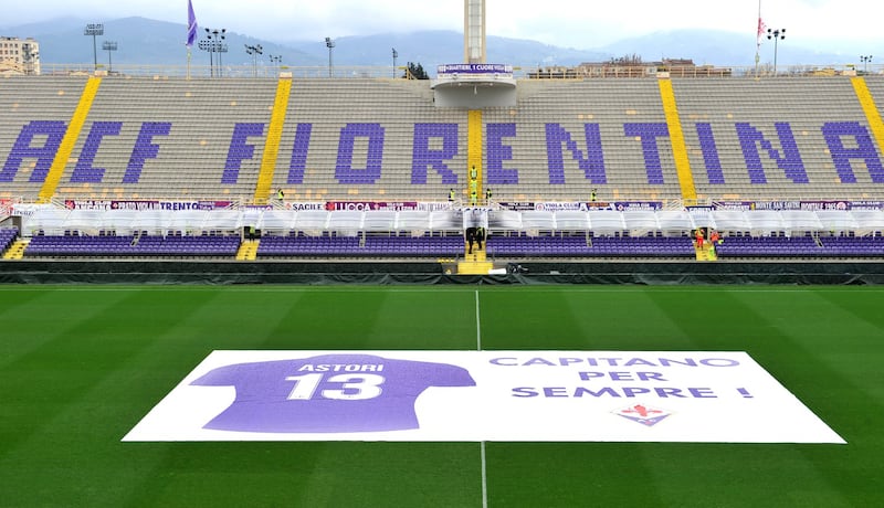 L'omaggio della Fiorentina a Davide Astori 5