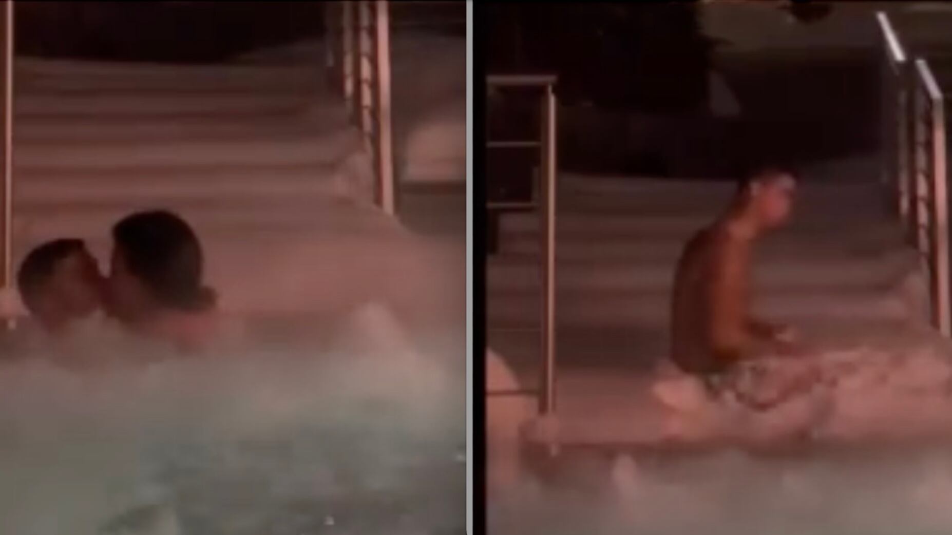Il bagno di coppia di Ronaldo solleva un mare di polemiche