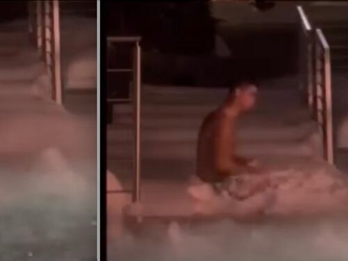 Il bagno di coppia di Ronaldo solleva un mare di polemiche