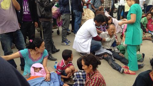 Un forte terremoto a Kathmandu 1