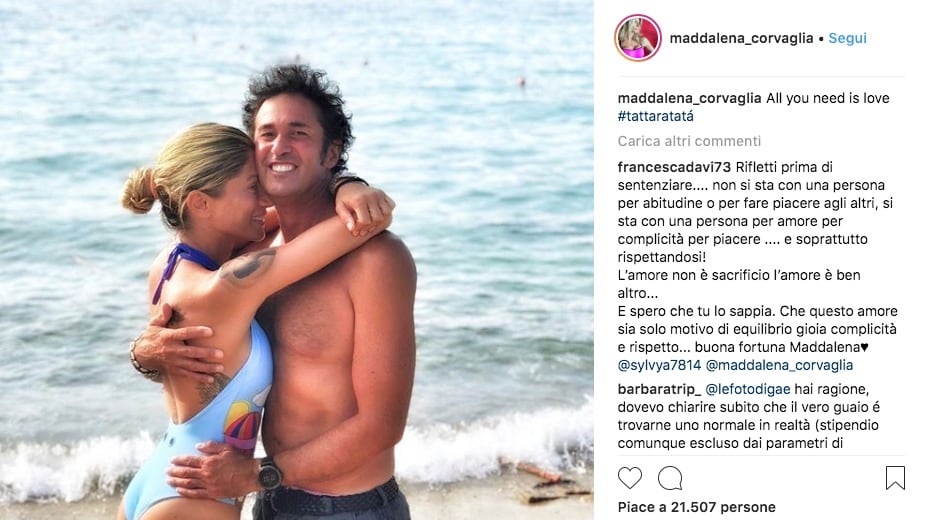 Maddalena Corvaglia, hot sull’isola di Ischia con il nuovo amore