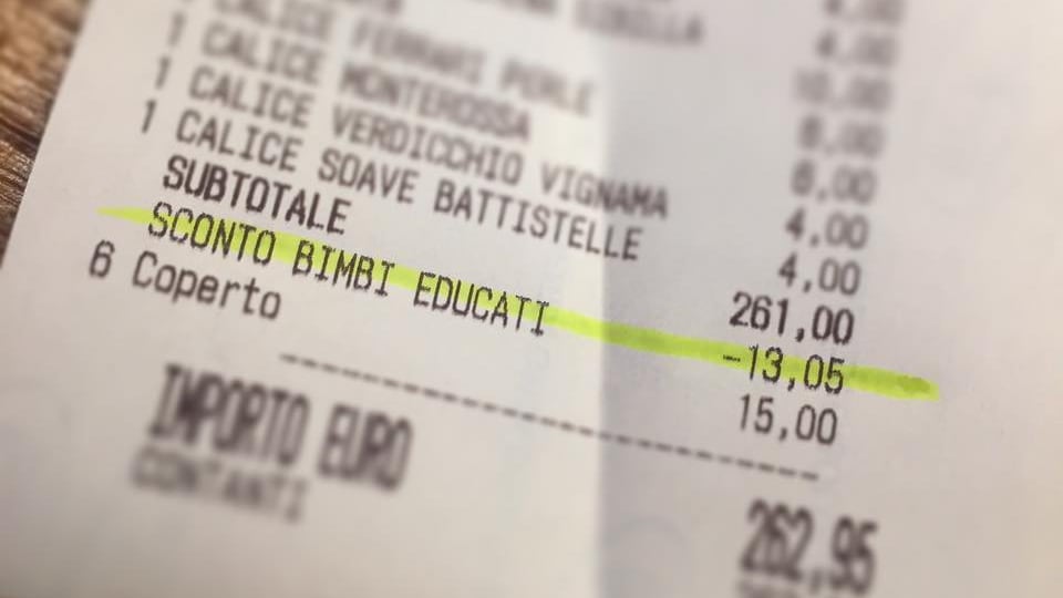 Padova, "sconto bimbi educati" in un'enoteca: il premio per i genitori