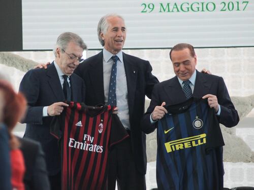Berlusconi e Moratti premiati da Maroni