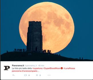 L'eclissi di superluna, foto e impressioni 13