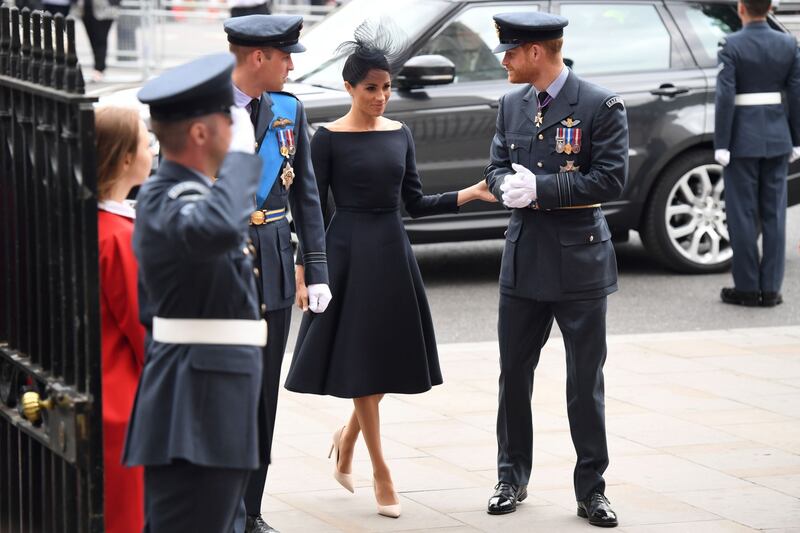 Meghan Markle e Kate Middleton al centenario del Raf 2