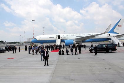 Michelle Obama sbarca a Malpensa 1