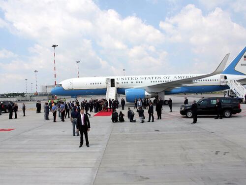 Michelle Obama sbarca a Malpensa