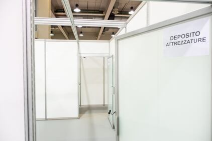 Il modello dell’ospedale che sorgerà all'interno di Fiera Milano 10