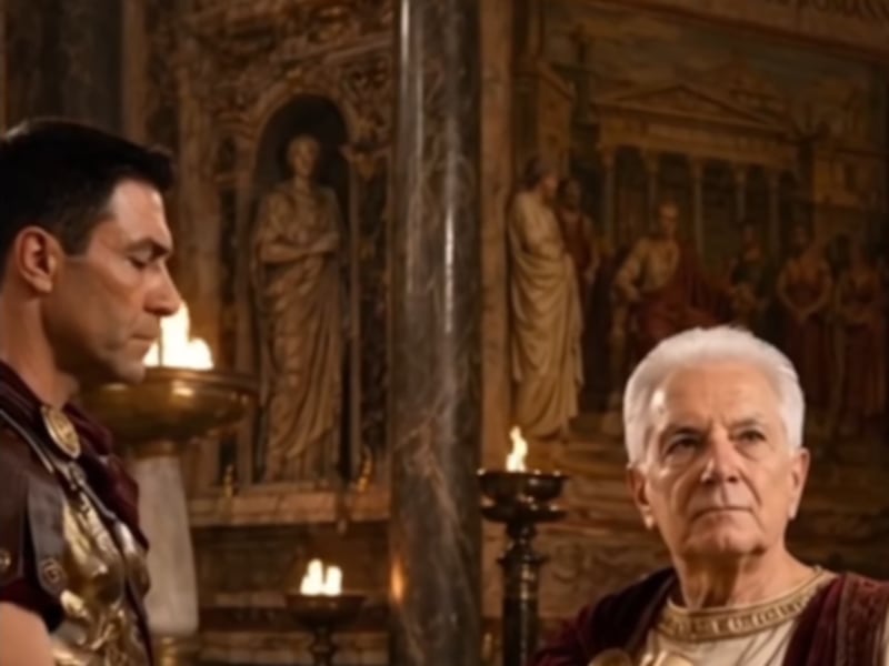 Nuovo video con l’IA: Vannacci il“centurione” tira in ballo pure Mattarella