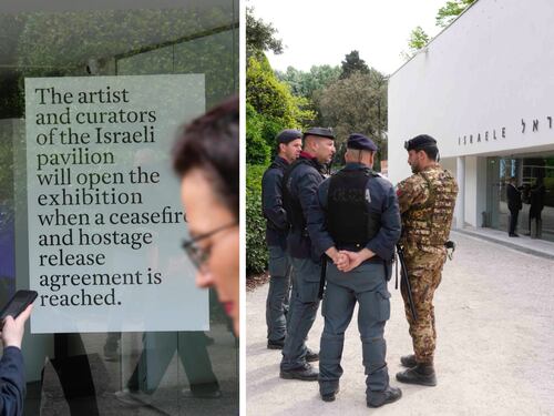 "Ostaggi liberi e cessate il fuoco". Israele non apre il padiglione alla Biennale