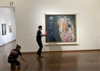  Attivisti contro il dipinto di Gustav Klimt "Morte e Vita" 2