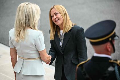 L'arrivo dei leader europei alla Casa Bianca 4