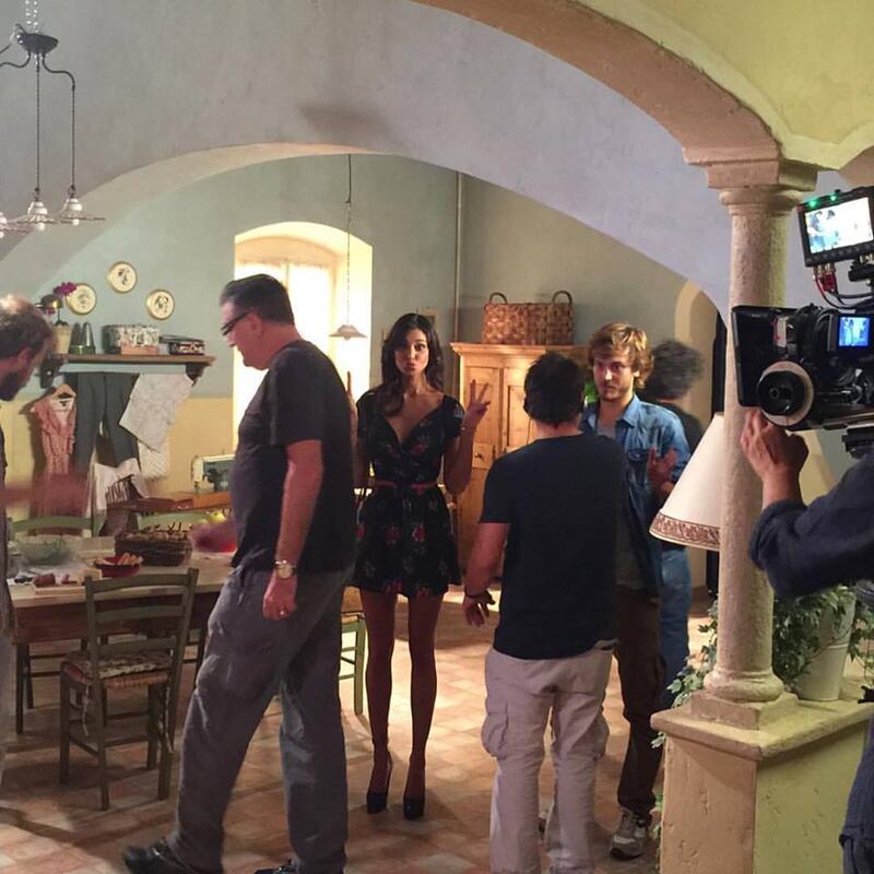 Belen sul set di Don Matteo 3