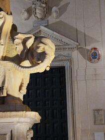 Danneggiato l'elefantino del Bernini a Roma: le foto 4