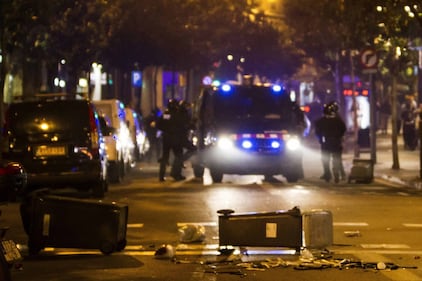 Guerriglia con i centri sociali a Barcellona 4