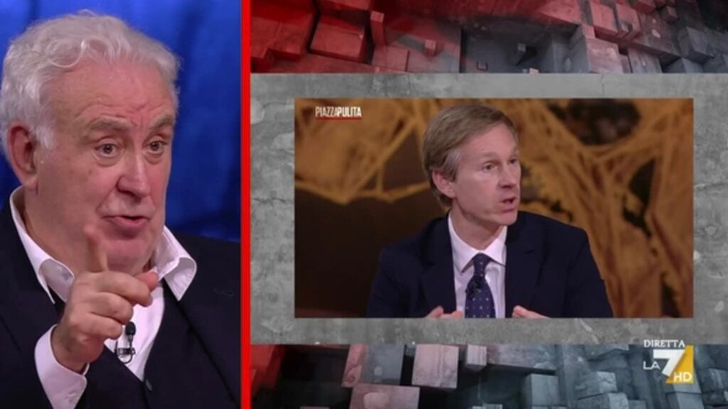 "Io non penso che Putin...". E scoppia la bufera su Santoro in tv