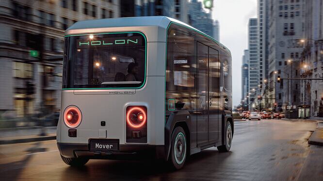 Holon Mover, lo shuttle autonomo by Pininfarina