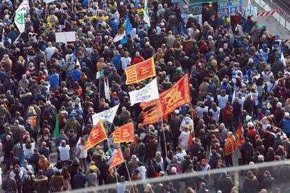 Salvini in piazza Duomo a Milano 4