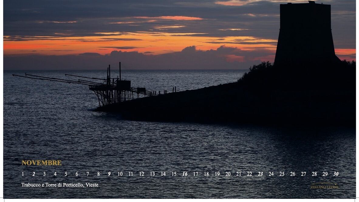 L'uomo e il mare nel calendario dei trabucchi