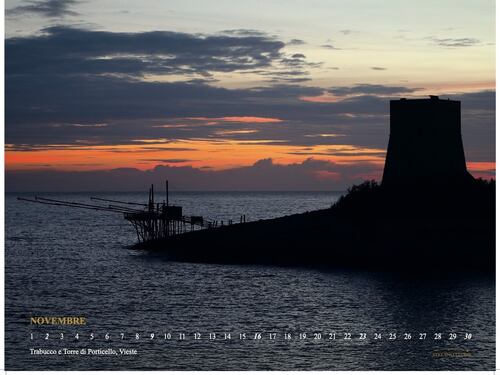 L'uomo e il mare nel calendario dei trabucchi