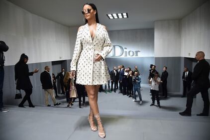 Rihanna alla sfilata di Christian Dior 16