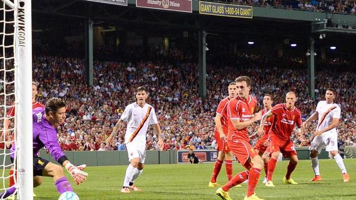 Esordio vincente della Roma negli Usa A Boston batte il Liverpool per 1 - 0