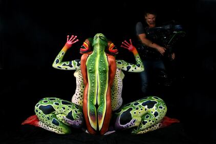 Johannes Stötter, il campione di body painting 3