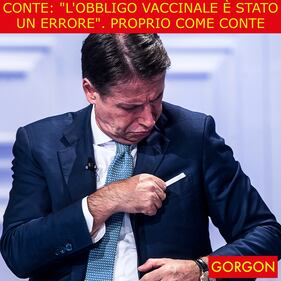 La satira del giorno. L'errore di Conte 1