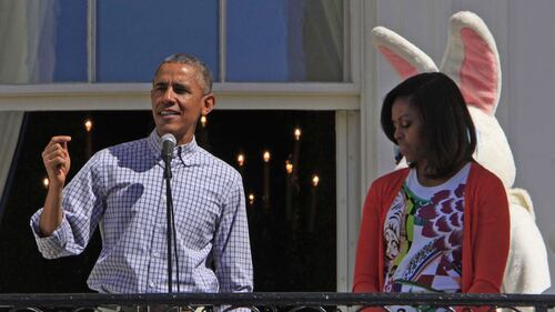 Un coniglio inquietante funesta la Pasqua degli Obama 5