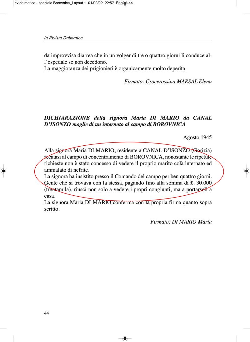 Il rapporto segreto sulle torture titine 15