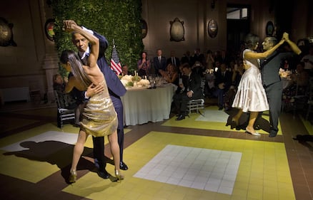 Obama balla il tango in Argentina 2