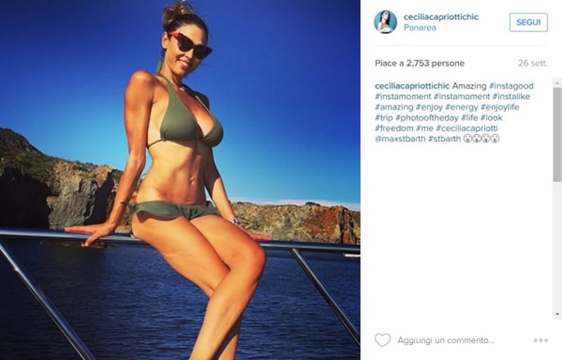 Dolce attesa per Cecilia Capriotti: foto 2