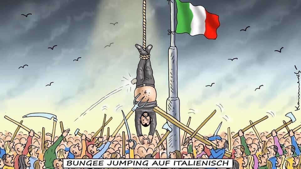 Vignetta choc: è un autogol per la Germania