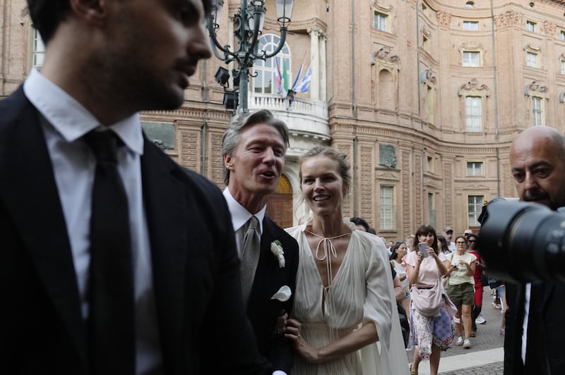 Le nozze di Eva Herzigova con Gregorio Marsiaj 14