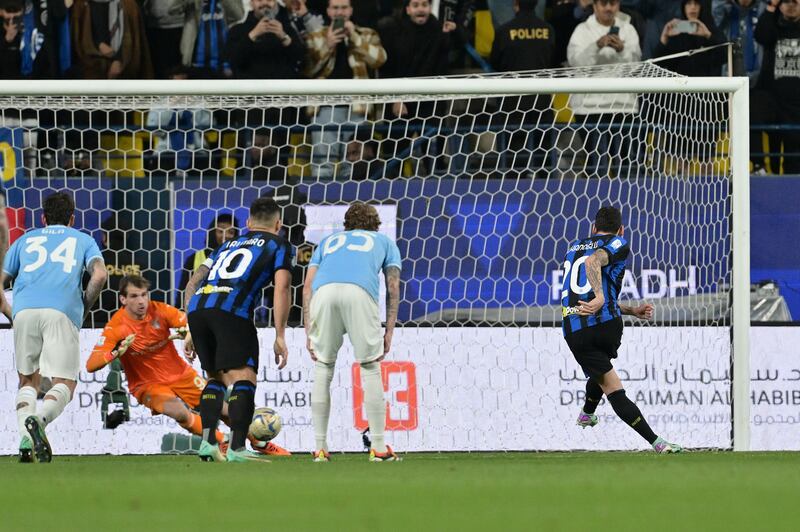 Calhanoglu rigore Lazio Inter