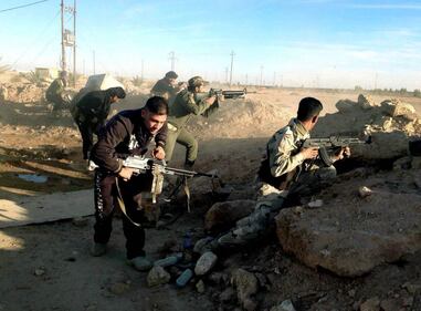 I soldati iracheni a Ramadi 2