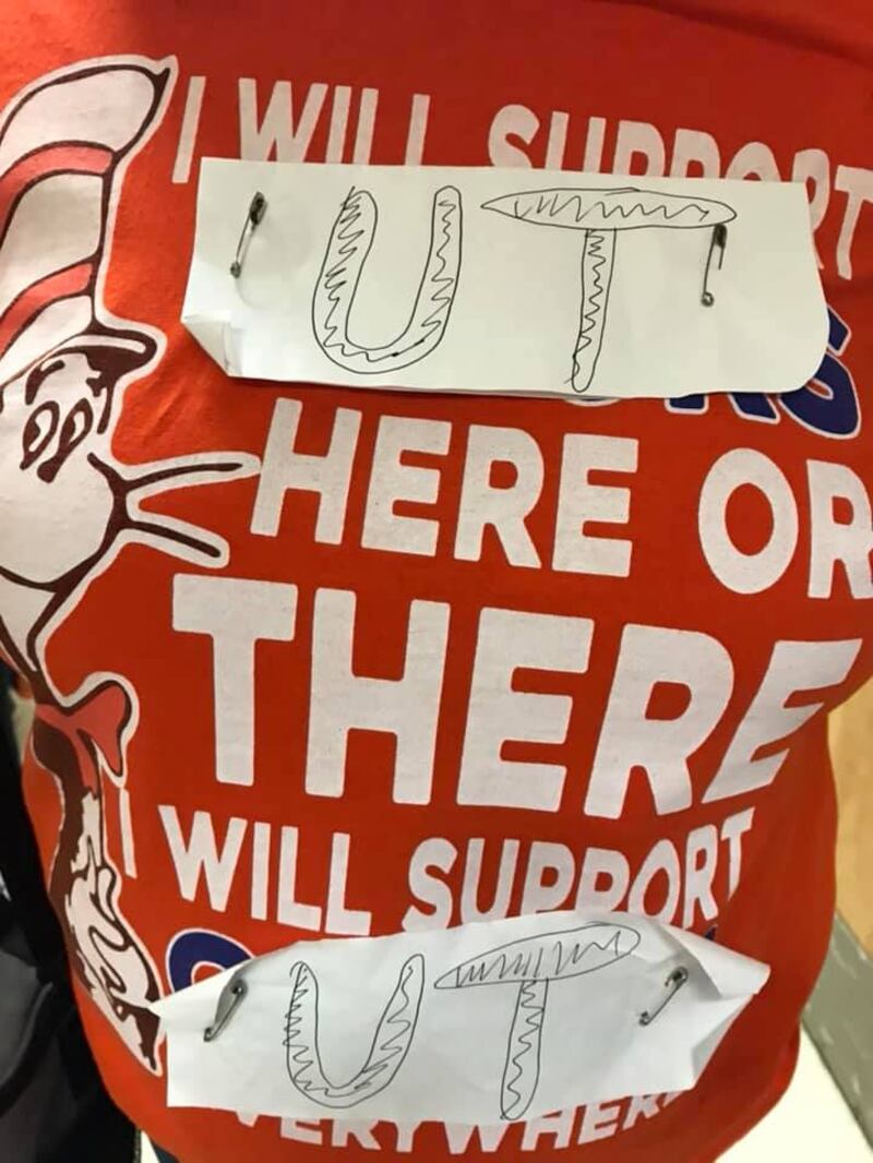 Usa, il disegno fatto a mano del piccolo fan è il logo ufficiale dell'Università del Tennessee 6