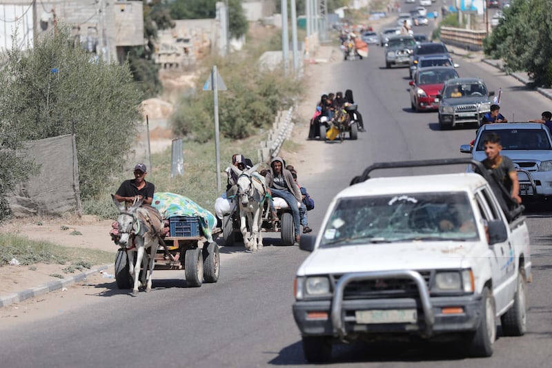 Fuga da Gaza, le immagini dell'evacuazione 12