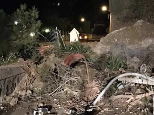 Paura a Ventimiglia: crolla la roccia sulla strada dei migranti