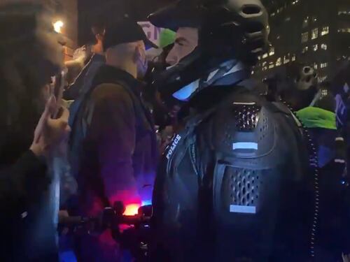 "F... fascista". Insulti choc e sputi in faccia al poliziotto